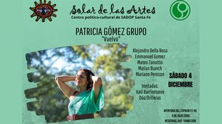Patricia Gómez grupo se presenta en el Solar de las Artes