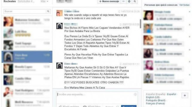 Asaltaron un cyber, pero dejaron abierto el Facebook: atraparon a uno