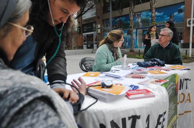 “Parada Saludable” en la peatonal San Martín