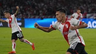 Solari marcó el transitorio empate de River ante Estudiantes en Córdoba.