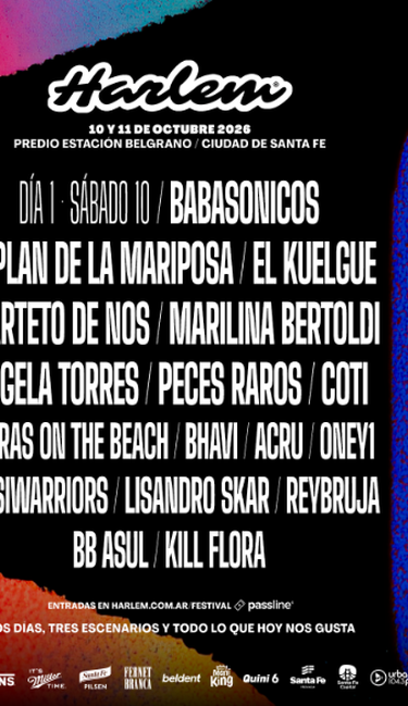 Harlem Festival 2026 devela su lineup por día