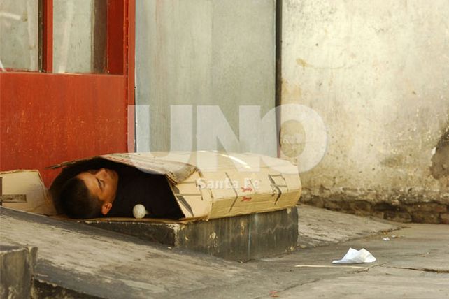 Llegó el frío y hay cerca de 20 personas viviendo en la calle