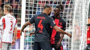 Bayer Leverkusen goleó 4-0 a Unión Berlín, con la participación de Palacios en la Bundesliga.