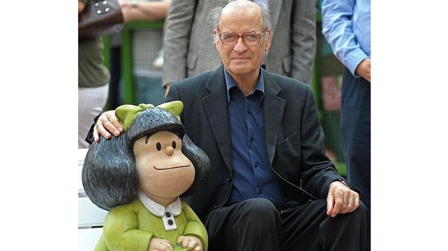 Quino y Mafalda.&nbsp;