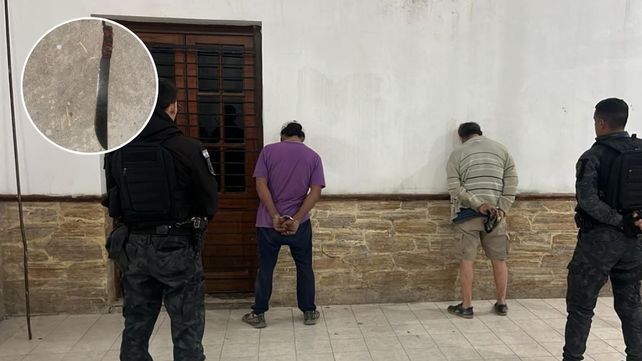 Daño en flagrancia y amenaza cn machete