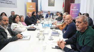 Paritaria docente en la sede del Ministerio de Trabajo