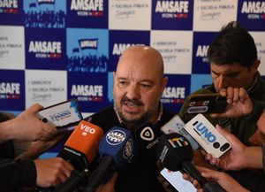 Amsafé rechazó de manera unánime la propuesta salarial del Gobierno y exige una nueva convocatoria paritaria
