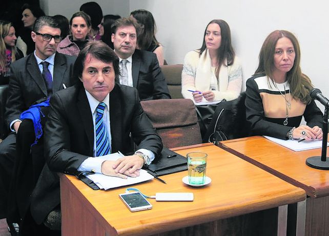 san isidro. La audiencia del juicio tuvo ayer momentos muy duros.