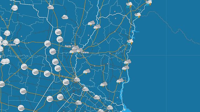 SMN pronosticó varias tormentas en la semana que inicia
