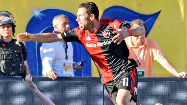 Ayer Maxi recordó el gol que convirtió hace dos años en Arroyito y le dio el triunfo a la Lepra.