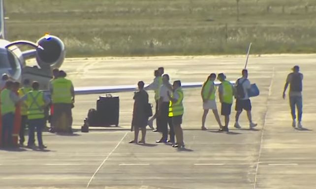 Los campeones ya están en casa: Lionel Messi y Di María llegaron a Rosario