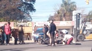 Identificaron al motociclista que murió luego de chocar contra un autoelevador en la ruta provincial 1