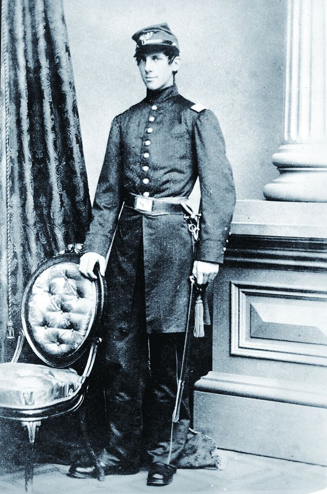 Oliver Wendell Holmes Jr. en su uniforme de soldado de la Guerra de Secesión.