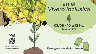 Jornada de Huerta en el Vivero Inclusivo Pedagógico