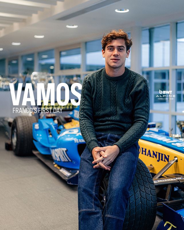 El expiloto de Williams cambió de ambiente y de colores este año.