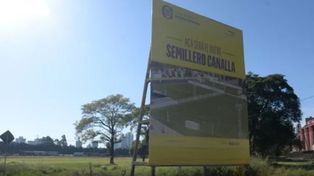 El lugar donde estará instalado el nuevo espacio deportivo destinado al fútbol infanto juvenil de Central.