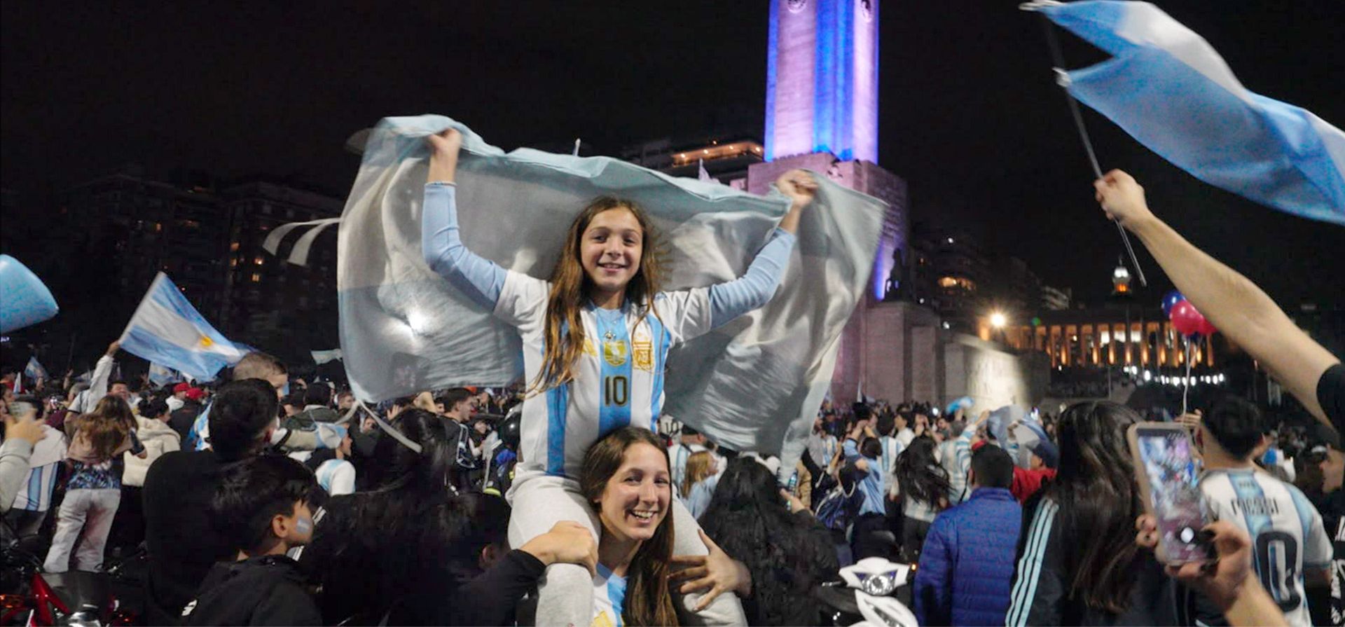 Los festejos en Rosario por el pase a la final en imágenes