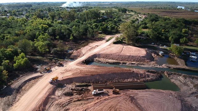 Toma cuerpo la nueva defensa contra las inundaciones de Concepción de Uruguay