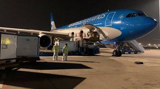 Llega esta tarde al país el décimo vuelo de Aerolíneas Argentinas con 300.000 vacunas Sputnik V
