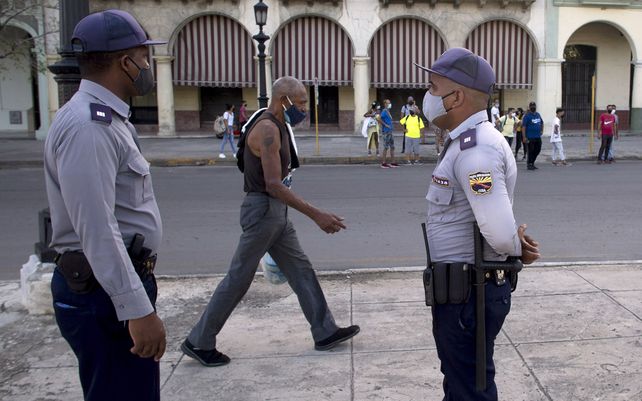 Duras protestas contra el gobierno de Cuba