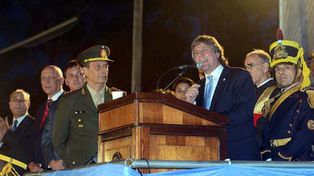 Abucheos a Boudou: duro cruce entre Rossi y el intendente de San Lorenzo