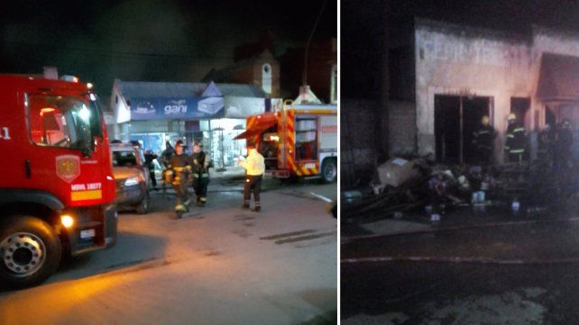 Robaron y luego incendiaron el depósito de Luis Spahn