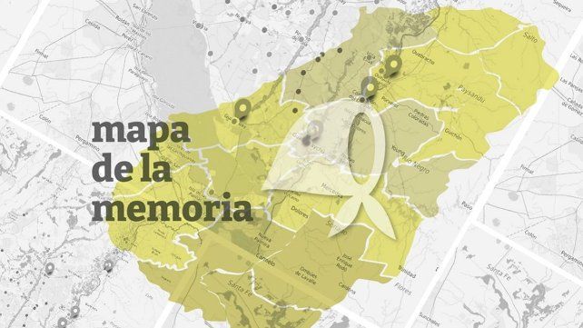 Estudiantes elaboraron un Mapa de entrerrianos desaparecidos en la última dictadura.
