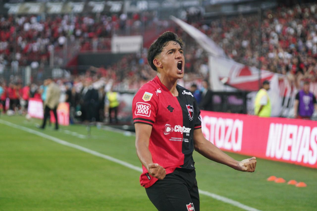 Facundo Guch consigue la igualdad para Newells.