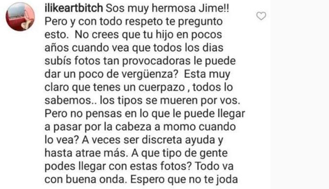 Jimena Barón, despampanante en Instagram: Con estas fotos levanto por acá, directo