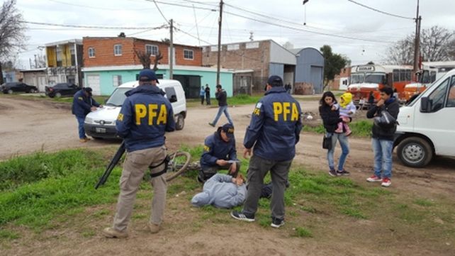 días atrás. Damián L. fue apresado en Villa Gobernador Gálvez.