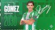 Valentín Gómez fue presentado como nuevo jiugador de Betis