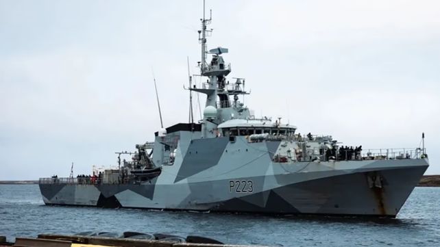 Denuncian provocación británica tras paso de buque militar por Mar Argentino