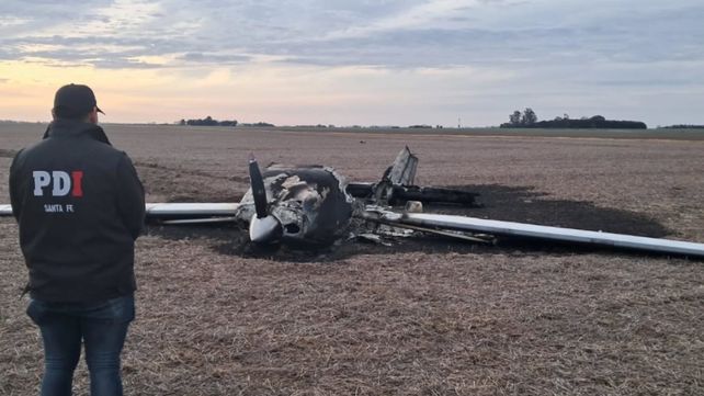 La PDI se hizo cargo de los primeros peritajes de la avioneta.