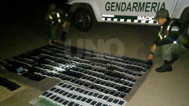 Gendarmería secuestró 325 teléfonos de alta gama en un operativo en Santa Fe