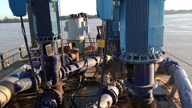 Terminaron las obras de mantenimiento en la bomba de la Toma Nueva de Paraná.&nbsp;