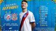 Alejo Veliz debutó en Brasil: fue titular, no convirtió, fingió una agresión y desató un tumulto