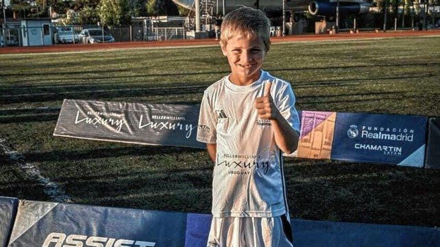 Futuro. El zurdo habilidoso Samuel Blanco viene demostrando rápidamente sus dotes en el verde césped.