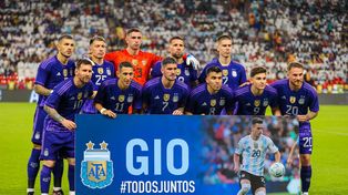 Lo Celso agradeció el gesto de los jugadores de la selección con un sentido mensaje