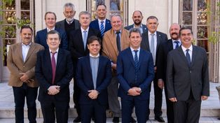Cristina Fernández de Kirchner recibió a gobernadores peronistas en el Senado