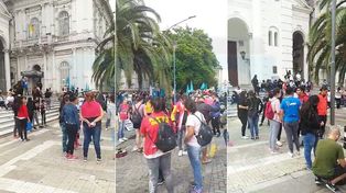 Partidos de izquierda y movimientos sociales protestaron este jueves&nbsp;