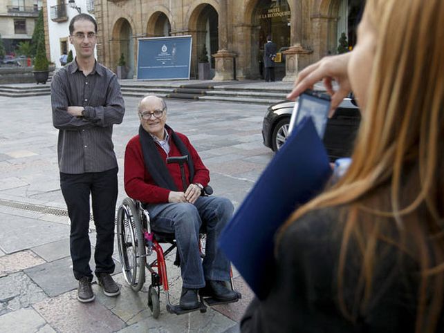 Quino recibió el Príncipe de Asturias