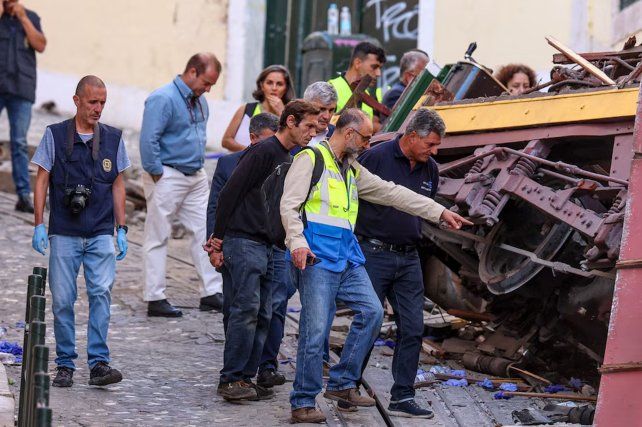Un cable roto fue el causante de la tragedia del tranvía funicular de Lisboa