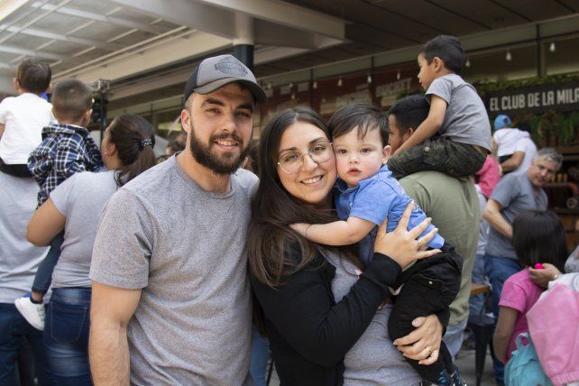 Leandro Cerro, Sofía Gramajo y Stéfano Cerro