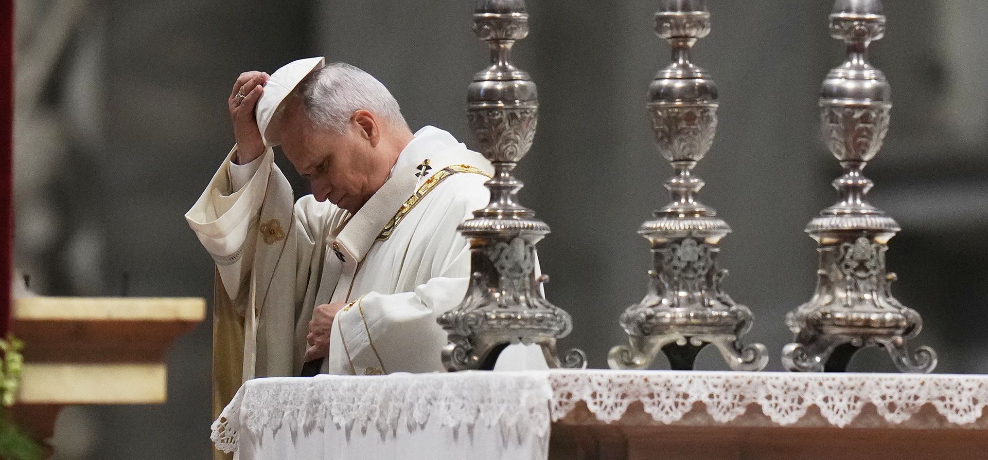 El papa León XIV preside una misa con motivo de la festividad de Nuestra Señora de Guadalupe, en la Basílica de San Pedro del Vaticano, el viernes 12 de diciembre de 2025. (Foto AP/Alessandra Tarantino) El papa León XIV preside una misa con motivo de la festividad de Nuestra Señora de Guadalupe, en la Basílica de San Pedro del Vaticano, el viernes 12 de diciembre de 2025. (Foto AP/Alessandra Tarantino)