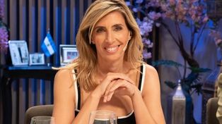 La periodista rosarina Luciana Geuna en el programa de Juana Viale.&nbsp;