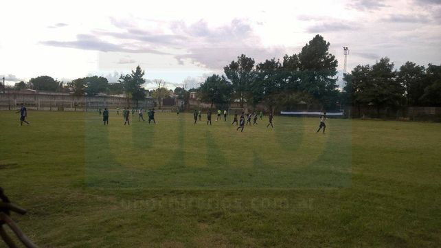 Partido a punto de comenzar