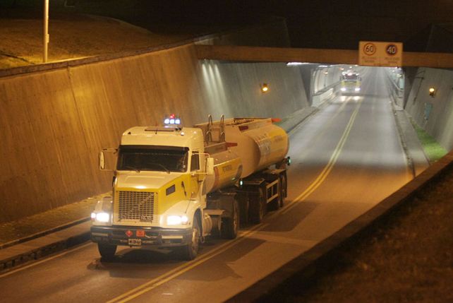 Tareas de mantenimiento en el Túnel Subfluvial