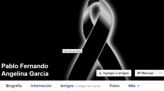 El crespón negro en el muro del marido