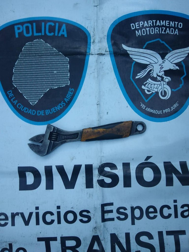 La herramienta secuestrada por la policía.