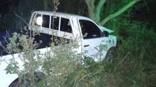 Una camioneta chocó contra un árbol en la Ruta Provincial 1.